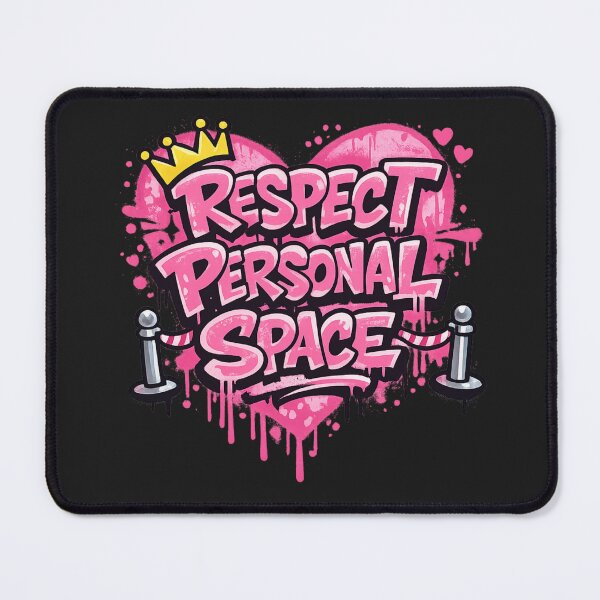 Item preview, Respect Personal Space – Bold Girly Graffiti Statement designed and sold by Ivy-Triggs.
