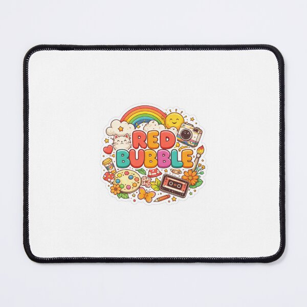 Item preview, Red Bubble – Colorful Retro Creative Sticker Illustration designed and sold by Antonia2412.