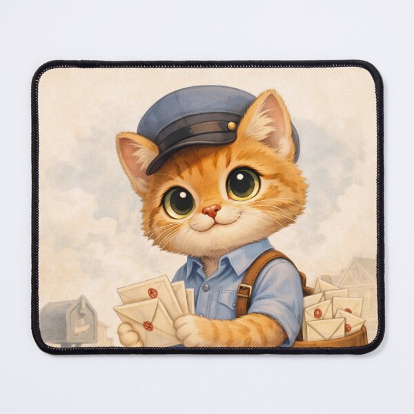 Item preview, The Mailman Cat  designed and sold by MeowStory.