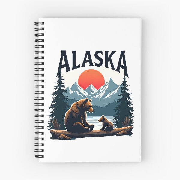 Item preview, Alaska brown bear and baby bear designed and sold by pixeldizajn.