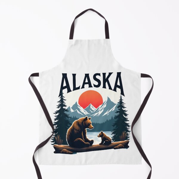 Item preview, Alaska brown bear and baby bear designed and sold by pixeldizajn.