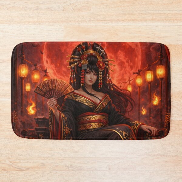 Item preview, Jigoku Dayu — Blood Moon Demon Courtesan | Mori no Akari Series designed and sold by Mori-no-Akari.