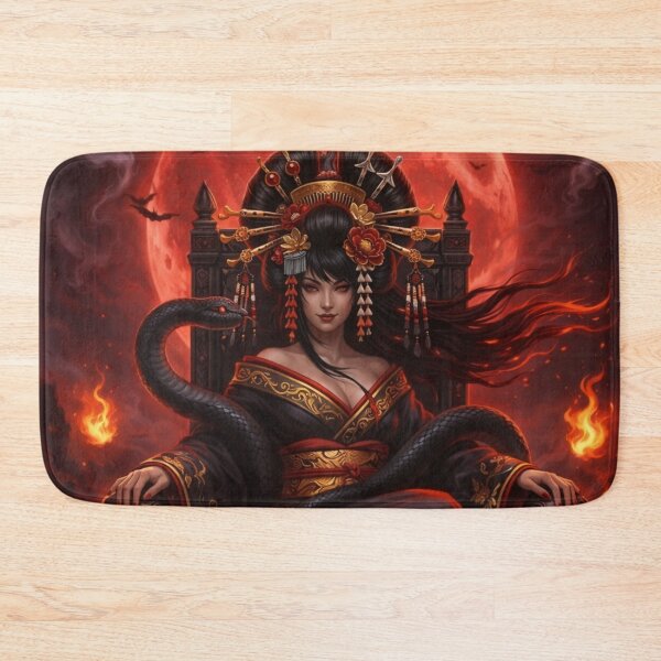 Item preview, Jigoku Dayu — Serpent Throne Under the Blood Moon | Mori no Akari Series designed and sold by Mori-no-Akari.