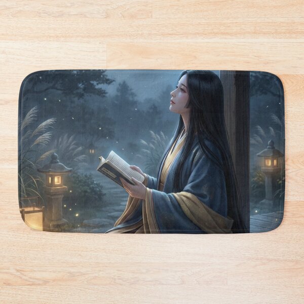 Item preview, Moonlit Reading — Quiet Lantern Night | Mori no Akari Series designed and sold by Mori-no-Akari.
