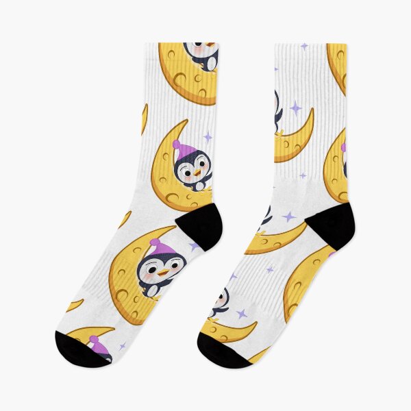 Item preview, Cute Penguin on the Moon designed and sold by KrintoryTees.