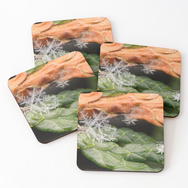 Item preview, Snowflakes on Evergreen Scales designed and sold by Goiko7Margarita.