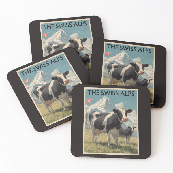 Item preview, A Vintage Travel Illustration of the Swiss Alps  designed and sold by GoodOldVintage.