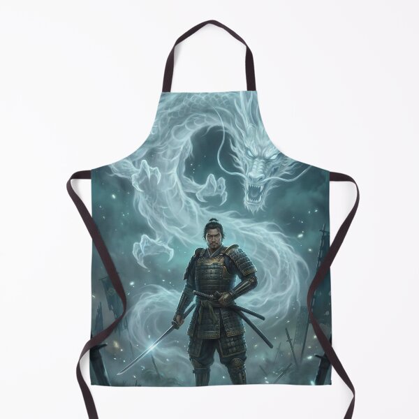 Item preview, Samurai of the Spirit Dragon — Mist Battlefield | Mori no Akari Series designed and sold by Mori-no-Akari.