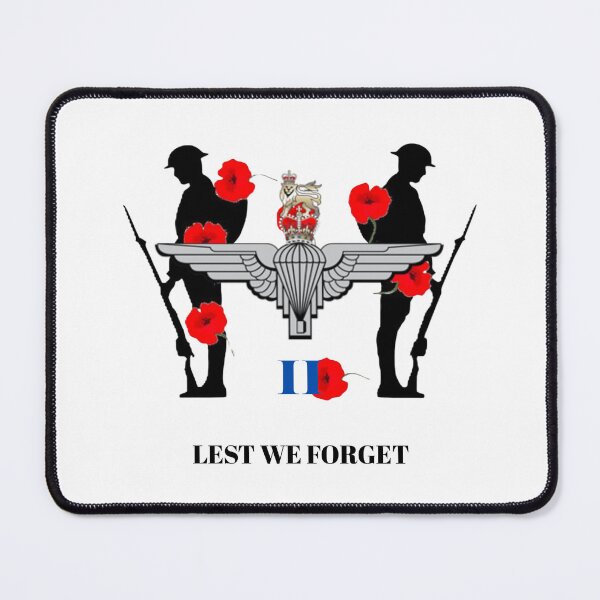 Item preview, 2 Para Parachute Regiment Remembrance Lest we Forget designed and sold by Bootneckstore.