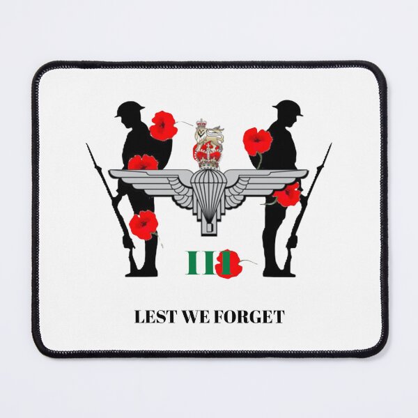 Item preview, 3 Para Parachute Regiment Remembrance Lest we Forget designed and sold by Bootneckstore.