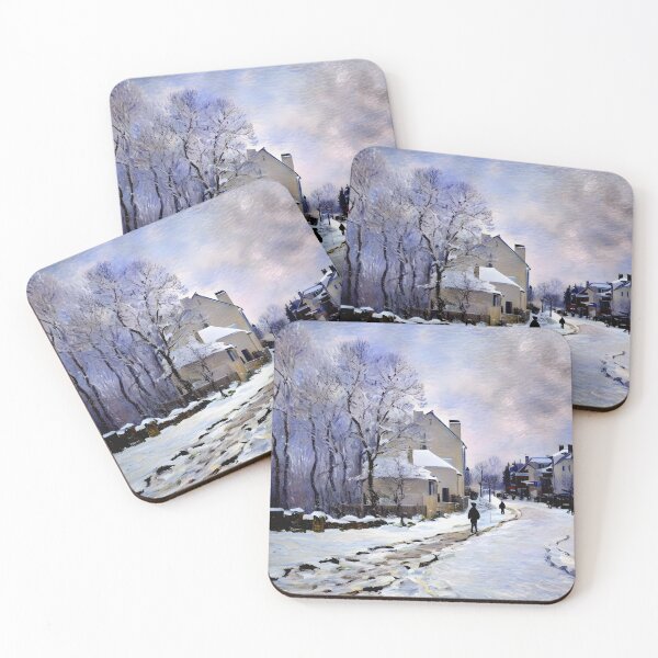Artikelvorschau, Schnee in Argenteuil (2) - Die stille Umarmung des Winters entworfen und verkauft von artdesignsnow.