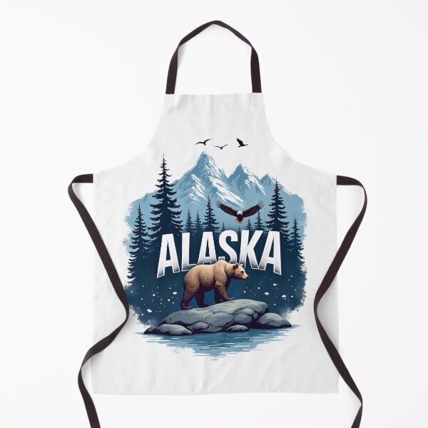Item preview, Alaska brown bear Grizzly Bear and Eagle Hawk designed and sold by pixeldizajn.