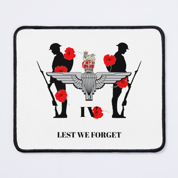 Item preview, 4 Para Parachute Regiment Remembrance Lest we Forget designed and sold by Bootneckstore.