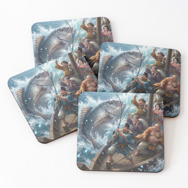 Item preview, Seven Lucky Gods — Ocean Blessing Catch | Mori no Akari Series designed and sold by Mori-no-Akari.