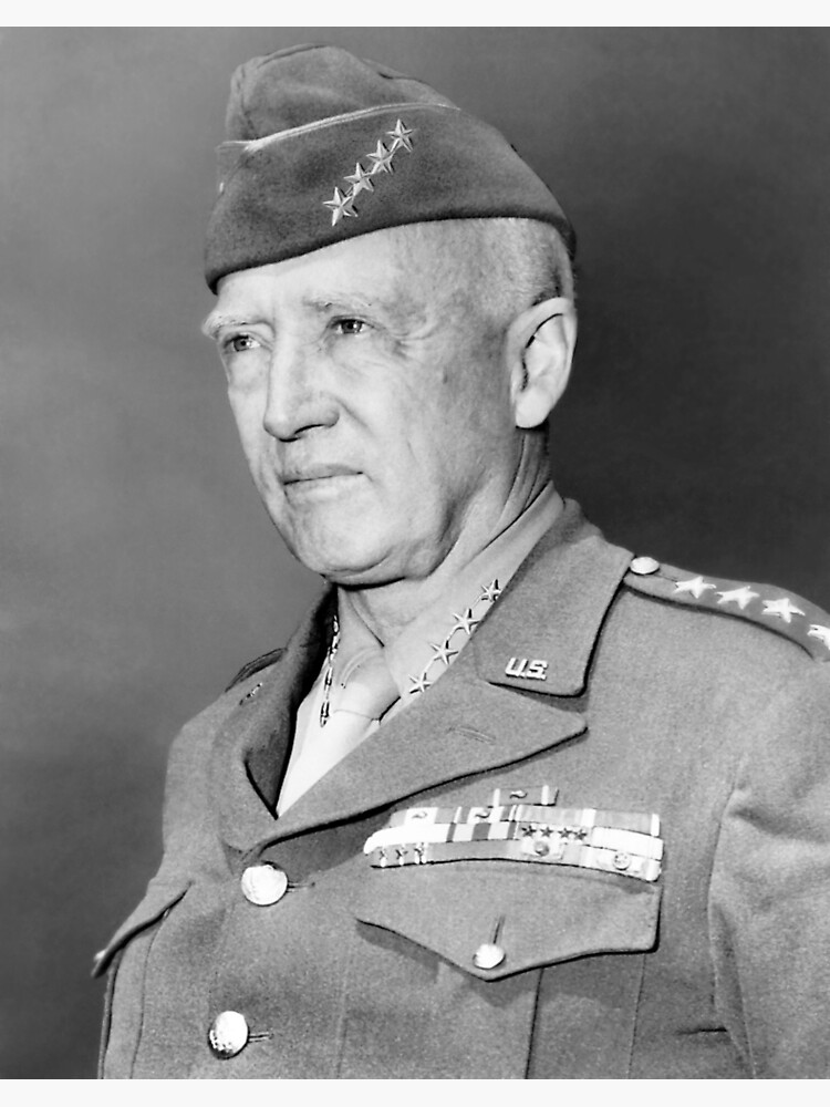 General George S . Patton Drawing easy