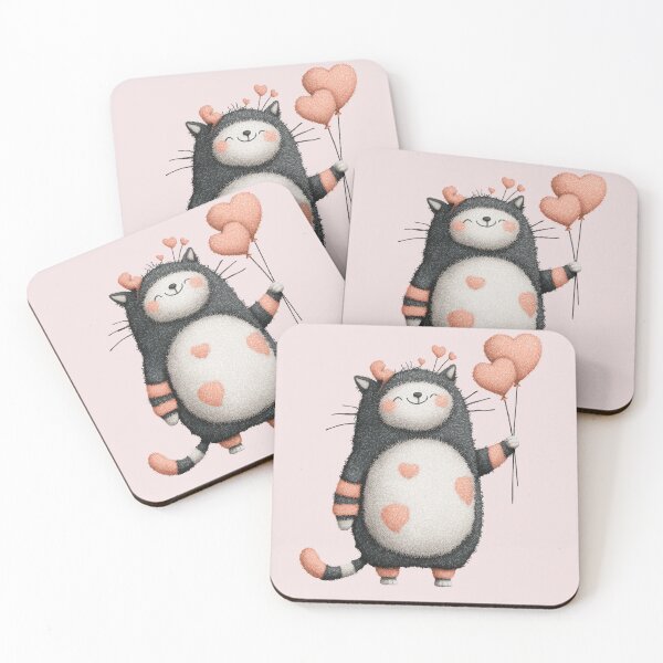 Item preview, Love Cat Illustration designed and sold by Erika Kaisersot.