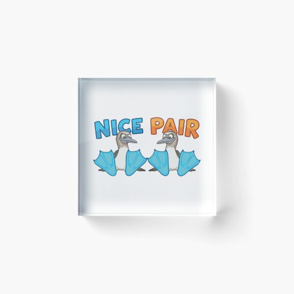 Item preview, Nice Pair Funny Blue Footed Booby Pun designed and sold by Petzzz.