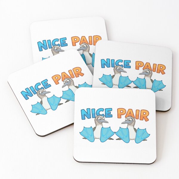Item preview, Nice Pair Funny Blue Footed Booby Pun designed and sold by Petzzz.