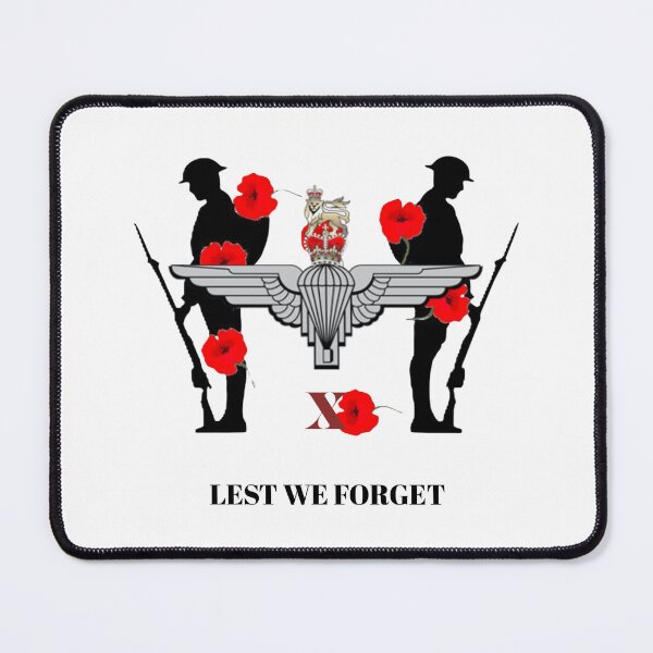 Item preview, 10 Para Parachute Regiment Remembrance Lest we Forget designed and sold by Bootneckstore.