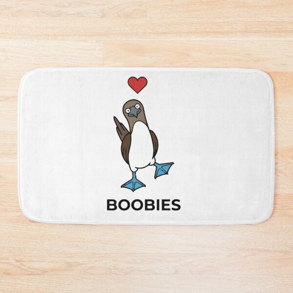 Item preview, I Love Boobies Heart Funny Birdwatching designed and sold by Petzzz.