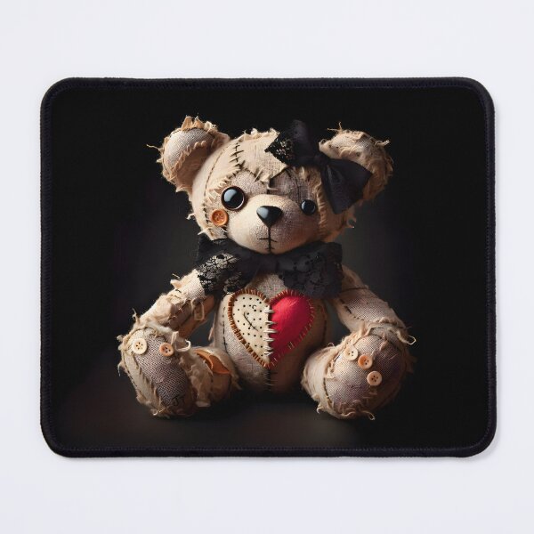 Item preview, "Stitched Heart Bear" designed and sold by JacquiTaylorArt.
