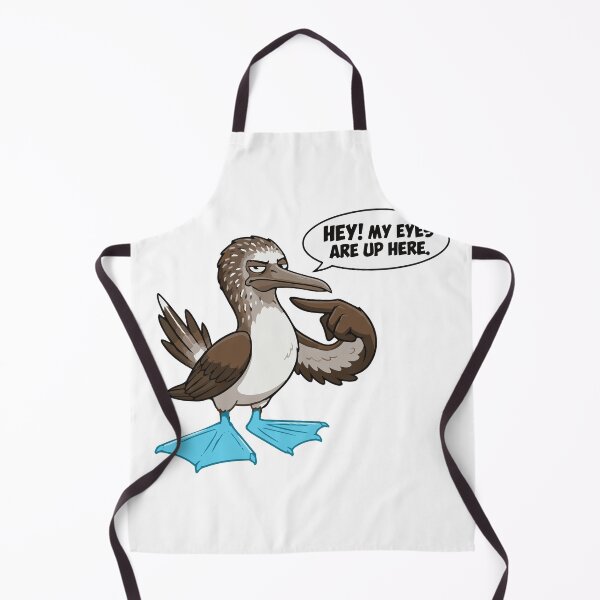Item preview, My Eyes Are Up Here Blue Footed Booby Joke designed and sold by Petzzz.