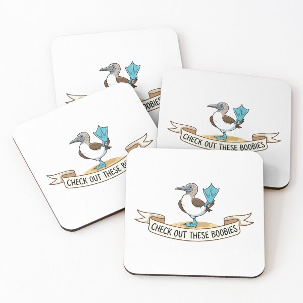 Item preview, Check Out These Boobies Funny Wildlife Pun designed and sold by Petzzz.