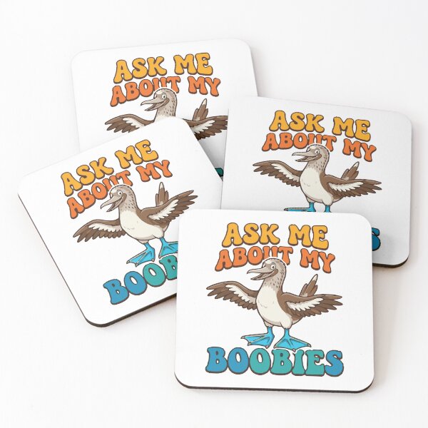 Item preview, Ask Me About My Boobies Dad Joke Bird designed and sold by Petzzz.