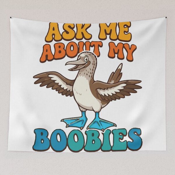 Item preview, Ask Me About My Boobies Dad Joke Bird designed and sold by Petzzz.