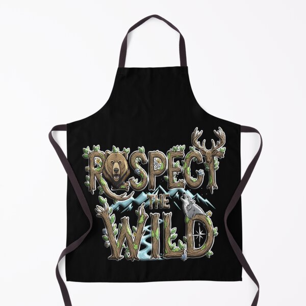 Item preview, RESPECT THE WILD nature lover hiker camper hiking camping wilderness  designed and sold by Jt41.