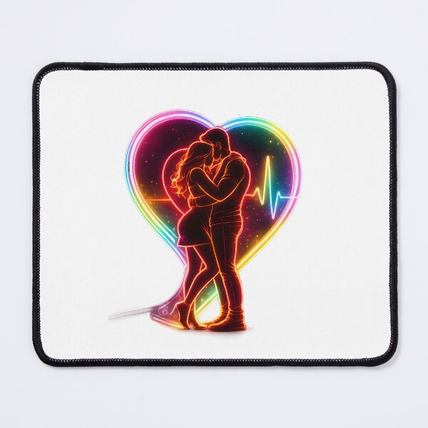 Item preview, Neon Heart – The Pulse of Love designed and sold by Les-Ink-Studio.