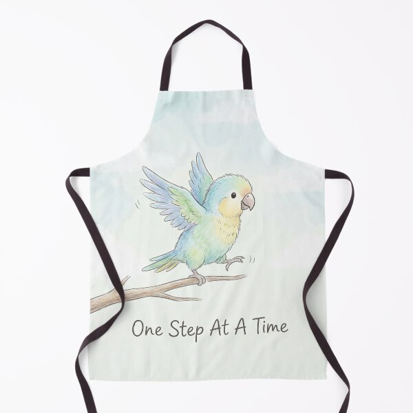 Item preview, Watercolor Parrot Illustration with Motivational Quote – Gentle Daily Inspiration designed and sold by Nice Vibes Prints.