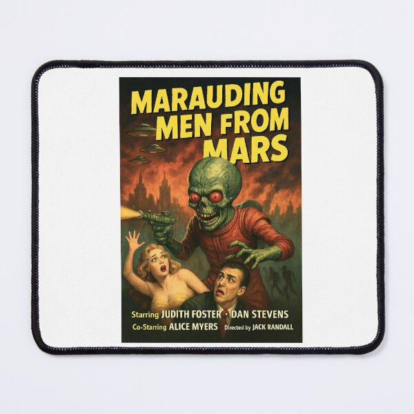 Item preview, Marauding Men from Mars designed and sold by smugdesigns.