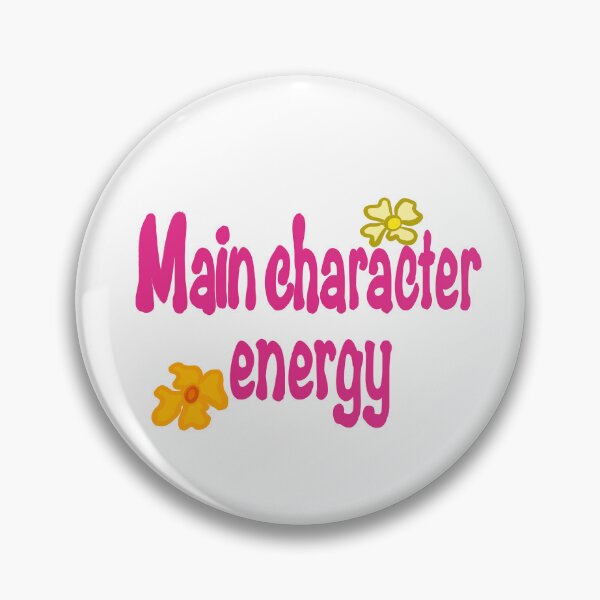 Item preview, Main Character Energy - Retro Groovy Pink Aesthetic Typography Quote designed and sold by Artonmytee.