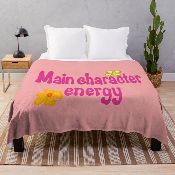 Item preview, Main Character Energy - Retro Groovy Pink Aesthetic Typography Quote designed and sold by Artonmytee.