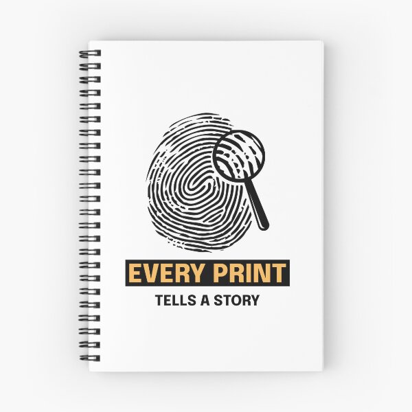 Item preview, Every Print Tells a Story – True Crime Forensic Quote Design designed and sold by FusionTeeDesign.