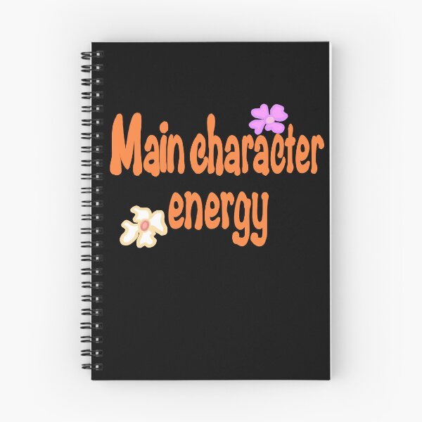 Item preview, Main Character Energy - Retro Groovy Orange Aesthetic Typography Quote designed and sold by Artonmytee.