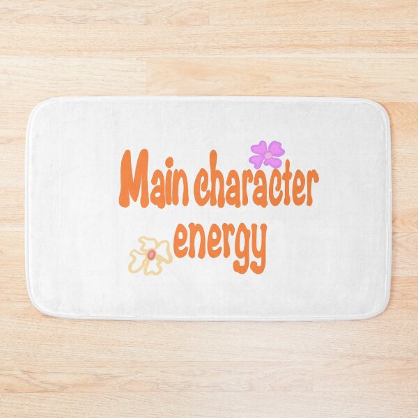 Item preview, Main Character Energy - Retro Groovy Orange Aesthetic Typography Quote designed and sold by Artonmytee.