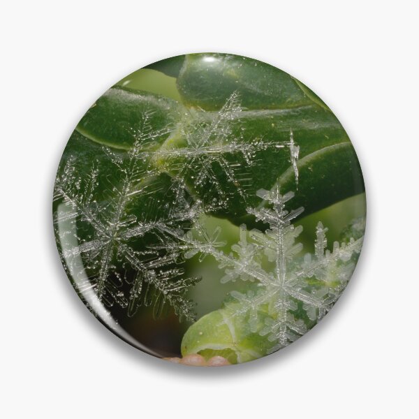 Item preview, Two Snowflakes on an Evergreen Branch designed and sold by Goiko7Margarita.