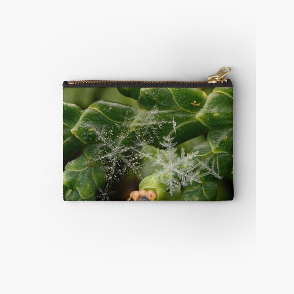 Item preview, Two Snowflakes on an Evergreen Branch designed and sold by Goiko7Margarita.