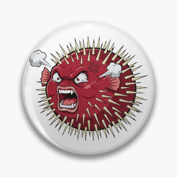 Item preview, Full Of Rage And Water Funny Blowfish designed and sold by Petzzz.
