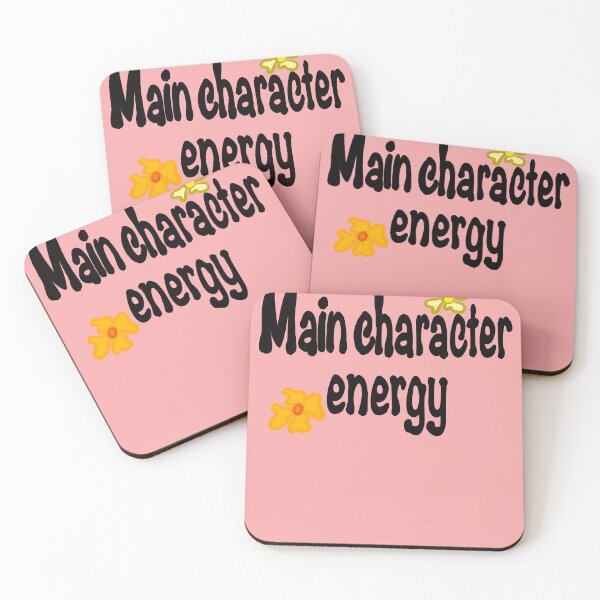 Item preview, Main Character Energy - Retro Groovy Pink Aesthetic Typography Quote designed and sold by Artonmytee.