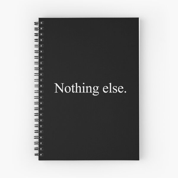 Item preview, Nothing else. – minimal text design designed and sold by darksideoflife.