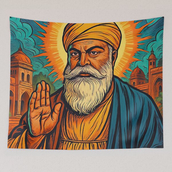 Item preview, Guru Nanak | Comics stylCartoone -  designed and sold by ComicsFactory.