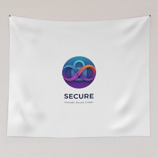 Item preview, Secure Infinity Lock – Abstract Cyber Security Logo Design designed and sold by MCV-Designs.