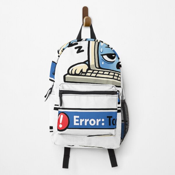 Item preview, Error Too Tired – Funny Retro ComputerTech Mood Humor designed and sold by Bold Border Studio..