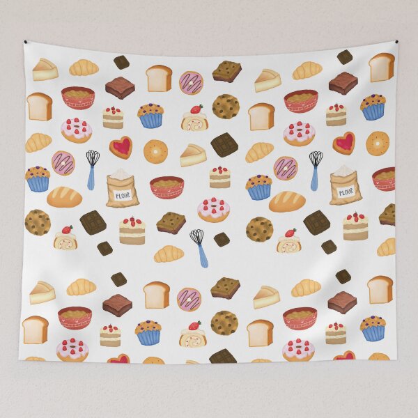 Item preview, Bakery pastries and desserts cute cooking chef baker designed and sold by PeacheMochi.