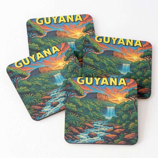 Item preview, Guyana landscape | Comics stylCartoone -  designed and sold by ComicsFactory.