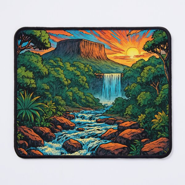 Item preview, Guyana landscape | Comics stylCartoone - designed and sold by ComicsFactory.