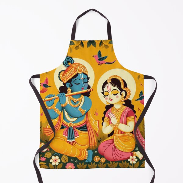 Item preview, Krishna and Radha in spiritual splendour designed and sold by ZOXOFO.